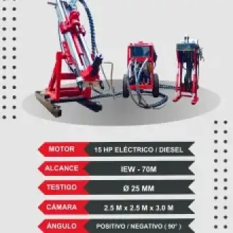 PACKSACK HIDRÁULICA FL50 equipo para mina 