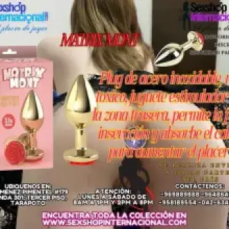 LOS MATRIX MONT SON PLUG DE ACERO INOXIDABLE