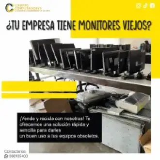 COMPRAMOS MONITORES