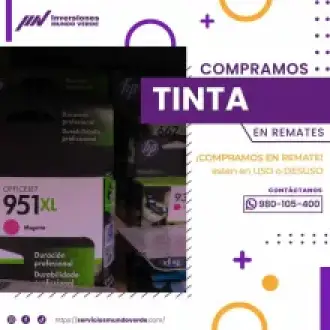 COMPRAMOS TINTAS