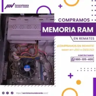 COMPRAMOS MEMORIAS RAM