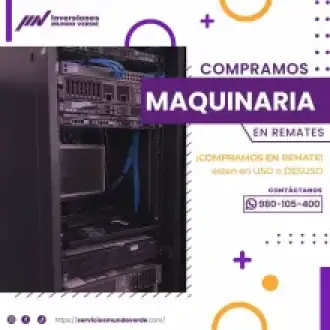 COMPRAMOS MAQUINARIAS