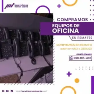 COMPRAMOS EQUIPOS DE OFICINA