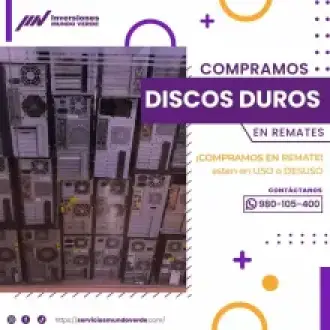 COMPRAMOS DISCOS DUROS