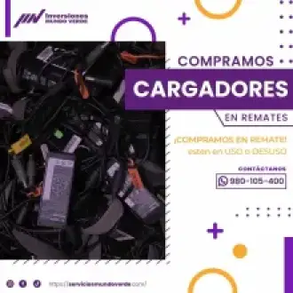 COMPRAMOS CARGADORES