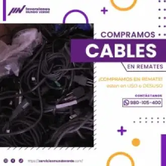 COMPRAMOS CABLES