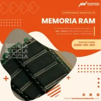 COMPRAMOS MEMORIAS RAM