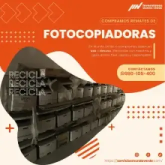 COMPRAMOS FOTOCOPIADORAS