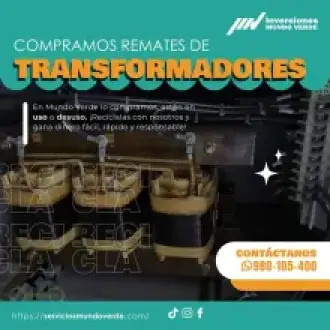 COMPRAMOS TRANSFORMADORES