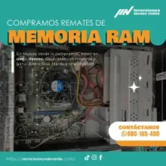 COMPRAMOS MEMORIAS RAM
