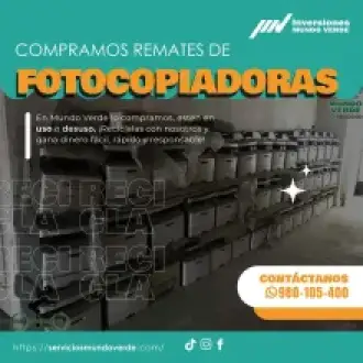 COMPRAMOS FOTOCOPIADORAS