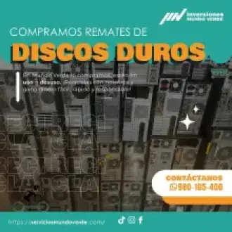COMPRAMOS DISCOS DUROS