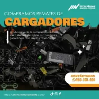 COMPRAMOS CARGADORES