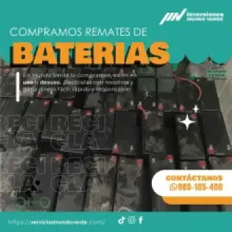COMPRAMOS BATERIAS