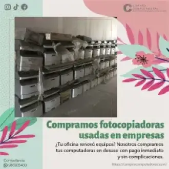 COMPRAMOS FOTOCOPIADORAS