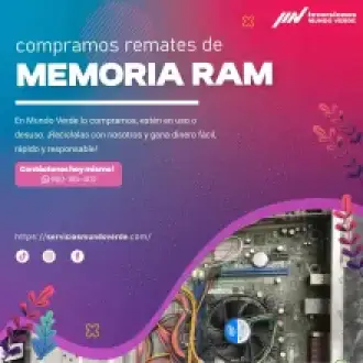 COMPRAMOS MEMORIAS RAM