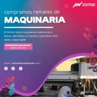 COMPRAMOS MAQUINARIAS