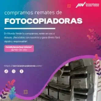 COMPRAMOS FOTOCOPIADORAS