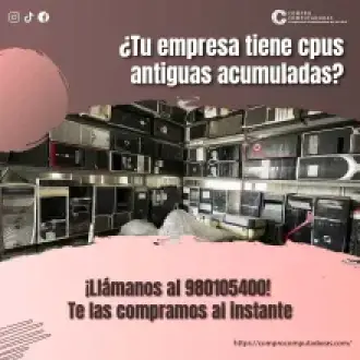 TIENES CPU NOSOTROS LO COMPRAMOS 