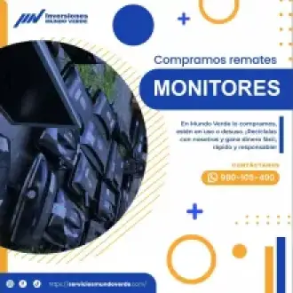 COMPRAMOS MONITORES