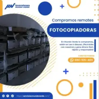 COMPRAMOS FOTOCOPIADORAS