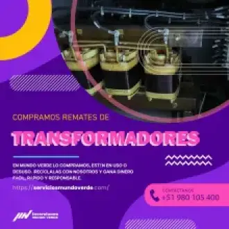 COMPRAMOS TRANSFORMADORES