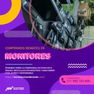 COMPRAMOS MONITORES