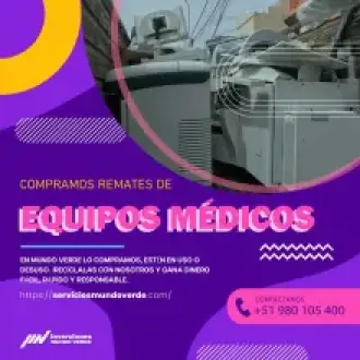 COMPRAMOS EQUIPOS MEDICOS