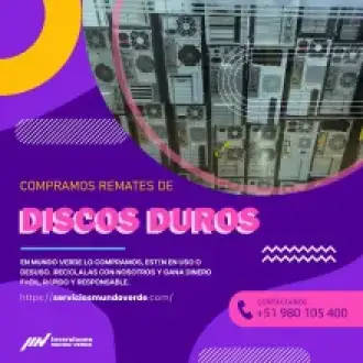 COMPRAMOS DISCOS DUROS