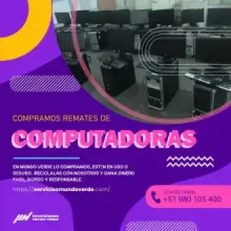 COMPRAMOS COMPUTADORAS