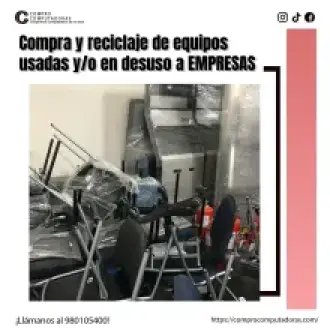 COMPRAMOS EQUIPOS USADOS 