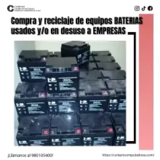 COMPRAMOS BATERIAS