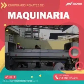 COMPRAMOS MAQUINARIAS
