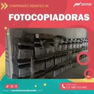 COMPRAMOS FOTOCOPIADORAS