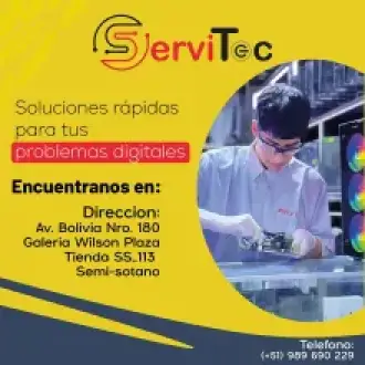 Reparación de laptops y computadoras a domicilio 