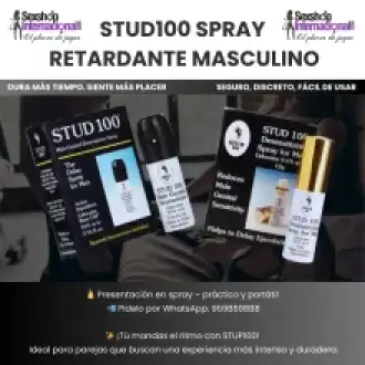  STUP100 SPRAY RETARDANTE MASCULINO Dile adiós a la eyaculación precoz 