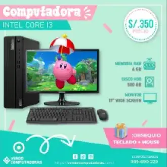 Tu nueva PC completa desde el Centro de Lima Contáctanos 