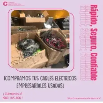 TIENES CABLES ACUMULADOS NOSOTROS LO COMPRAMOS 