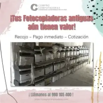 COMPRAMOS FOTOCOPIADORAS