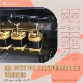 COMPRAMOS TRANSFORMADORES