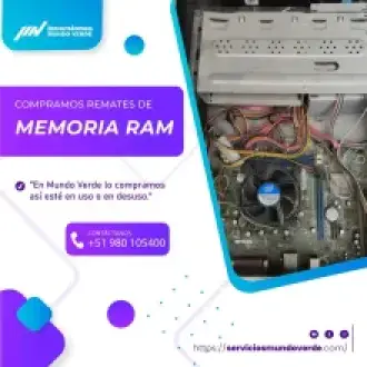 COMPRAMOS MEMORIAS RAM 