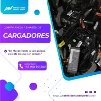 COMPRAMOS CARGADORES