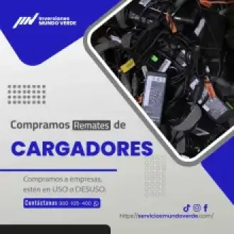 COMPRAMOS CARGADORES