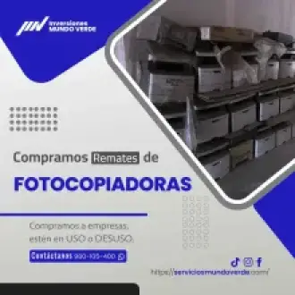 COMPRAMOS FOTOCOPIADORAS