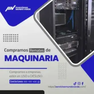 COMPRAMOS MAQUINARIAS 