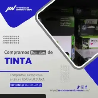 COMPRAMOS TINTAS