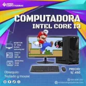  Equipo completo Core i5 pantalla regalos incluidos