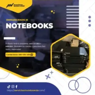 COMPRAMOS NOTEBOOKS 