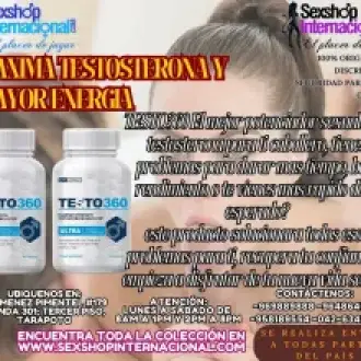 TESTO360 El mejor potenciador sexual y de testosterona para ti caballero tienes problemas para durar mas tiempo