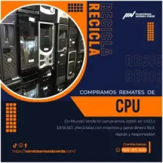 Compramos tus CPU en desuso estén operativas o no
